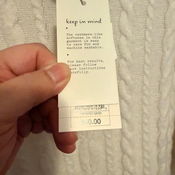 New Day cable knit sweater dress - Picture 4 of 4